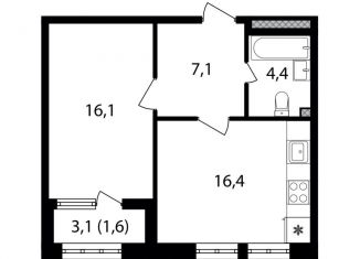 Продажа 1-ком. квартиры, 45.8 м2, Москва, Михалковская улица, 48к1, Головинский район