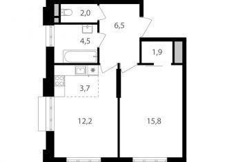 Продается 2-ком. квартира, 46.6 м2, Москва, Михалковская улица, 48с1