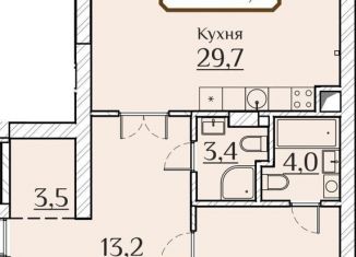 Продается 1-комнатная квартира, 75.7 м2, Чебоксары, улица Дегтярёва, поз1Б, Московский район