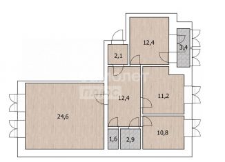 Продается 3-ком. квартира, 78 м2, Уфа, улица Менделеева, 171/3