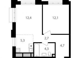 Продается 2-ком. квартира, 41.5 м2, Москва, Михалковская улица, 48с1