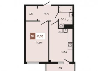 Продажа 1-комнатной квартиры, 41.4 м2, Ростовская область