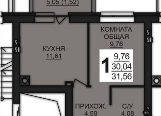 Продается однокомнатная квартира, 31.6 м2, Ивановская область