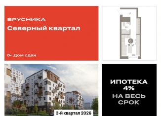 Продаю квартиру студию, 23.1 м2, Екатеринбург, метро Уралмаш, переулок Ритслянда, 11