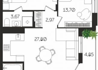 Продам 3-комнатную квартиру, 96.7 м2, Тула