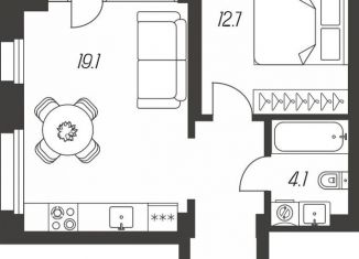 Продажа 1-комнатной квартиры, 50.3 м2, Тула, улица Михеева, 9А