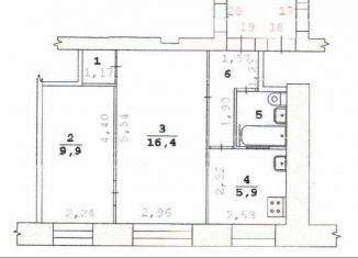 Продаю 2-комнатную квартиру, 39.6 м2, Екатеринбург, Маневровая улица, 17