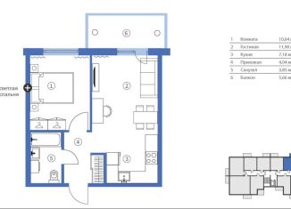 Продам 2-ком. квартиру, 43.3 м2, Карелия