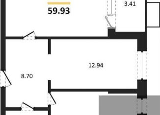 Продается 2-ком. квартира, 59.9 м2, Воронежская область, набережная Чуева, 7