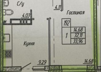 1-ком. квартира на продажу, 34 м2, Краснодар, Конгрессная улица, Прикубанский округ