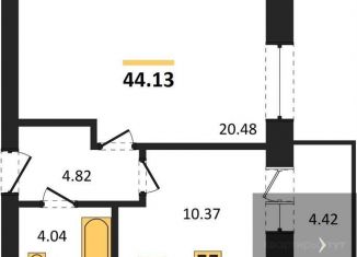 Продажа 1-ком. квартиры, 44.1 м2, Павловск