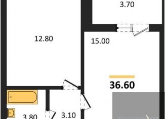 1-ком. квартира на продажу, 36.6 м2, Воронеж, Коминтерновский район