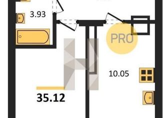 Продаю 1-ком. квартиру, 35.1 м2, Ростовская область, улица Ушинского, 29к2