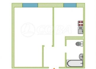 Продажа 1-комнатной квартиры, 35.3 м2, Тюмень, улица 30 лет Победы, 93А, Восточный округ