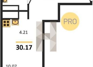 1-комнатная квартира на продажу, 30.2 м2, Ростовская область