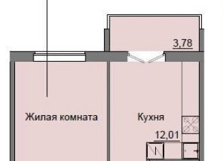 Продается 1-комнатная квартира, 38.6 м2, Киров, улица Романа Ердякова, 9, Октябрьский район