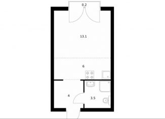 Продается квартира студия, 26.8 м2, Москва, ЗАО, жилой комплекс Барклая 6, к8