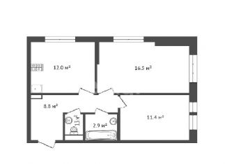 2-комнатная квартира на продажу, 53 м2, Москва, 2-й Нагатинский проезд, 2/2к2