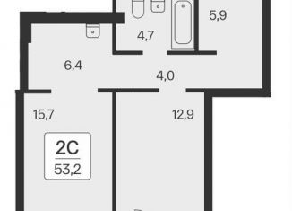 Продаю 2-комнатную квартиру, 83.2 м2, Новосибирск