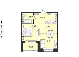 Продается однокомнатная квартира, 40.3 м2, Иркутская область