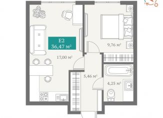 Продажа 1-ком. квартиры, 36.5 м2, Тюменская область, Алматинская улица, 10