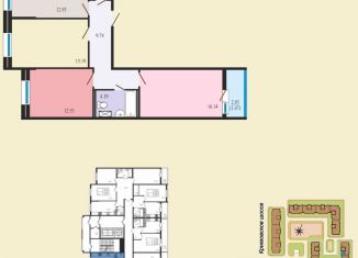 Продаю 3-ком. квартиру, 73.3 м2, Кингисепп, Крикковское шоссе, 32
