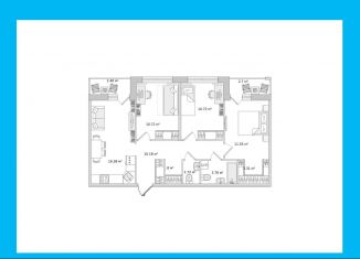 Продается трехкомнатная квартира, 70 м2, Санкт-Петербург, Михайловская дорога, 16к3