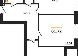 Продам 2-ком. квартиру, 61.7 м2, Новосибирск, 1-я Грузинская улица, 32/5