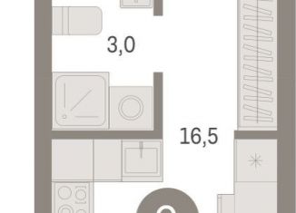 Продаю квартиру студию, 23 м2, Екатеринбург, метро Уралмаш, улица Стачек, 62