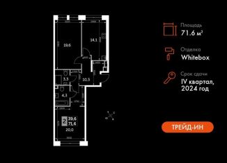 Продам 2-комнатную квартиру, 71.6 м2, Москва, СЗАО, жилой комплекс Сидней Сити, к2/1