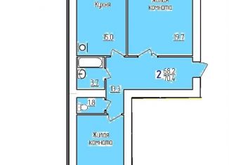 Продам 2-комнатную квартиру, 70.5 м2, Благовещенск, Игнатьевское шоссе, 10/2