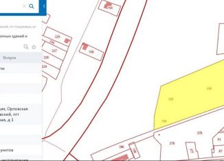 Продается земельный участок, 216 сот., Орловская область, Полевая улица, 1