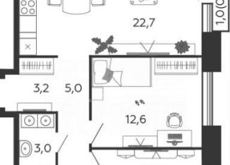 Продам 2-комнатную квартиру, 64.2 м2, Москва, 1-я очередь, к13, ЖК Шагал