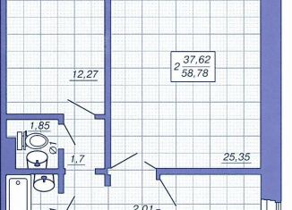 Продам двухкомнатную квартиру, 58.3 м2, Новосибирск, Плющихинская улица, 10