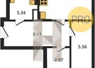 Продажа 1-ком. квартиры, 54.4 м2, Воронеж, Левобережный район