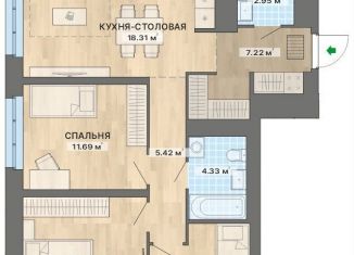 Продам 3-ком. квартиру, 80 м2, Свердловская область