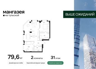 Продается 2-ком. квартира, 79.6 м2, Москва, Большая Тульская улица, 10с5, метро Шаболовская