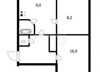 Продажа 2-комнатной квартиры, 40.8 м2, Новосибирск, проспект Димитрова, 6, метро Красный проспект