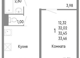 Продаю однокомнатную квартиру, 32.5 м2, Челябинск, Советский район, Нефтебазовая улица, 1к2