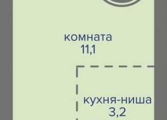 Квартира на продажу студия, 22.7 м2, Пермь, шоссе Космонавтов, 309А