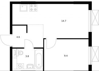 Продается 1-ком. квартира, 32.5 м2, Москва, метро Нижегородская