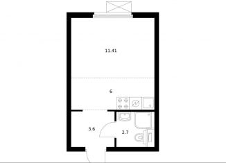 Квартира на продажу студия, 23.7 м2, Москва, Южнопортовый район