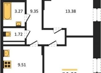 Продам 2-комнатную квартиру, 56.8 м2, Воронеж, Электросигнальная улица, 9Ак2