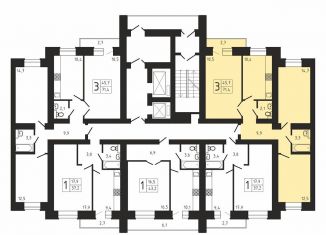 Продам трехкомнатную квартиру, 71.4 м2, Саратов, улица имени Ю.И. Менякина, 6, Волжский район