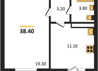 Продается 1-ком. квартира, 38.4 м2, село Ямное, улица Генерала Черткова, 2