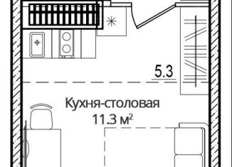 Продажа квартиры студии, 27.2 м2, деревня Борисовичи, улица Дмитрия Яковлева, 8