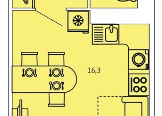 Продается квартира студия, 25.3 м2, посёлок Шушары, Старорусский проспект, 13к2, ЖК Ол Инклюзив