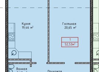 Продаю 1-ком. квартиру, 52.5 м2, Дагестан, улица Кирова, 88