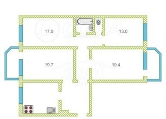 Сдаю 3-ком. квартиру, 104 м2, Тюмень, улица Пржевальского, 35к2, Ленинский округ