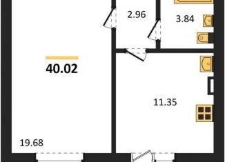 Продается 1-ком. квартира, 40 м2, Отрадненское сельское поселение